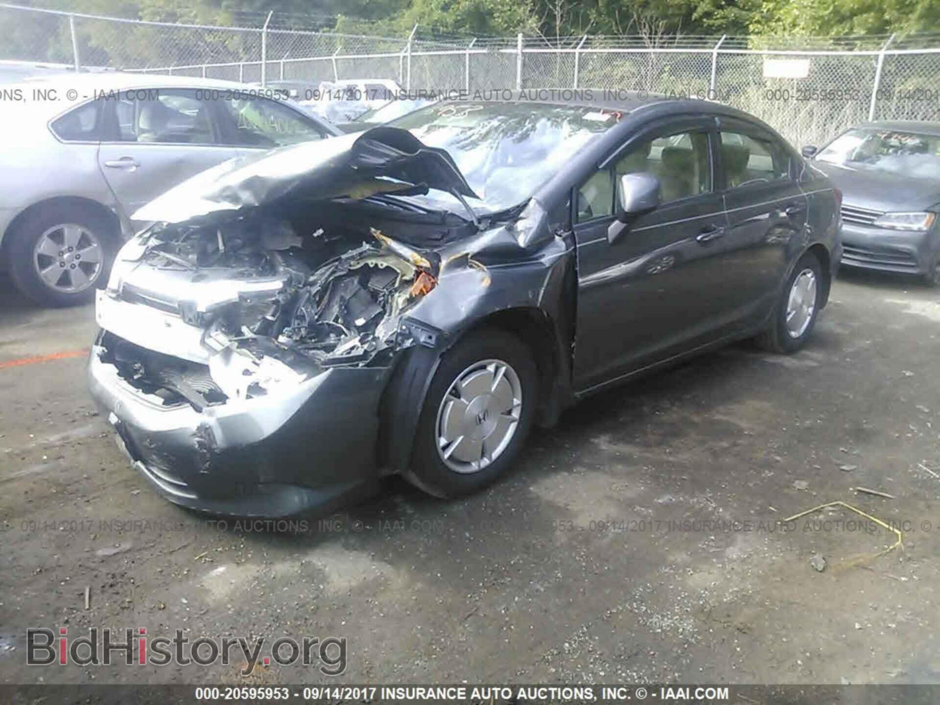 2012 Honda Civic - VIN: 2HGFB2F62CH332096 - Фото 2