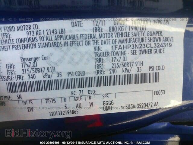 2012 Ford Focus - VIN: 1FAHP3N23CL324319 - Фото 9