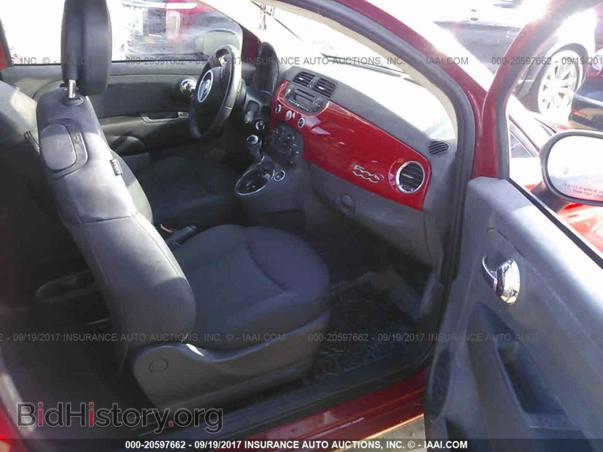 2012 Fiat 500 - VIN: 3C3CFFDR3CT385122 - Фото 5