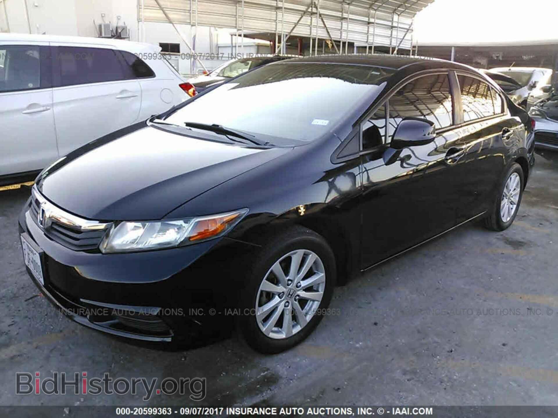 2012 Honda Civic - VIN: 2HGFB2F8XCH321624 - Photo 2