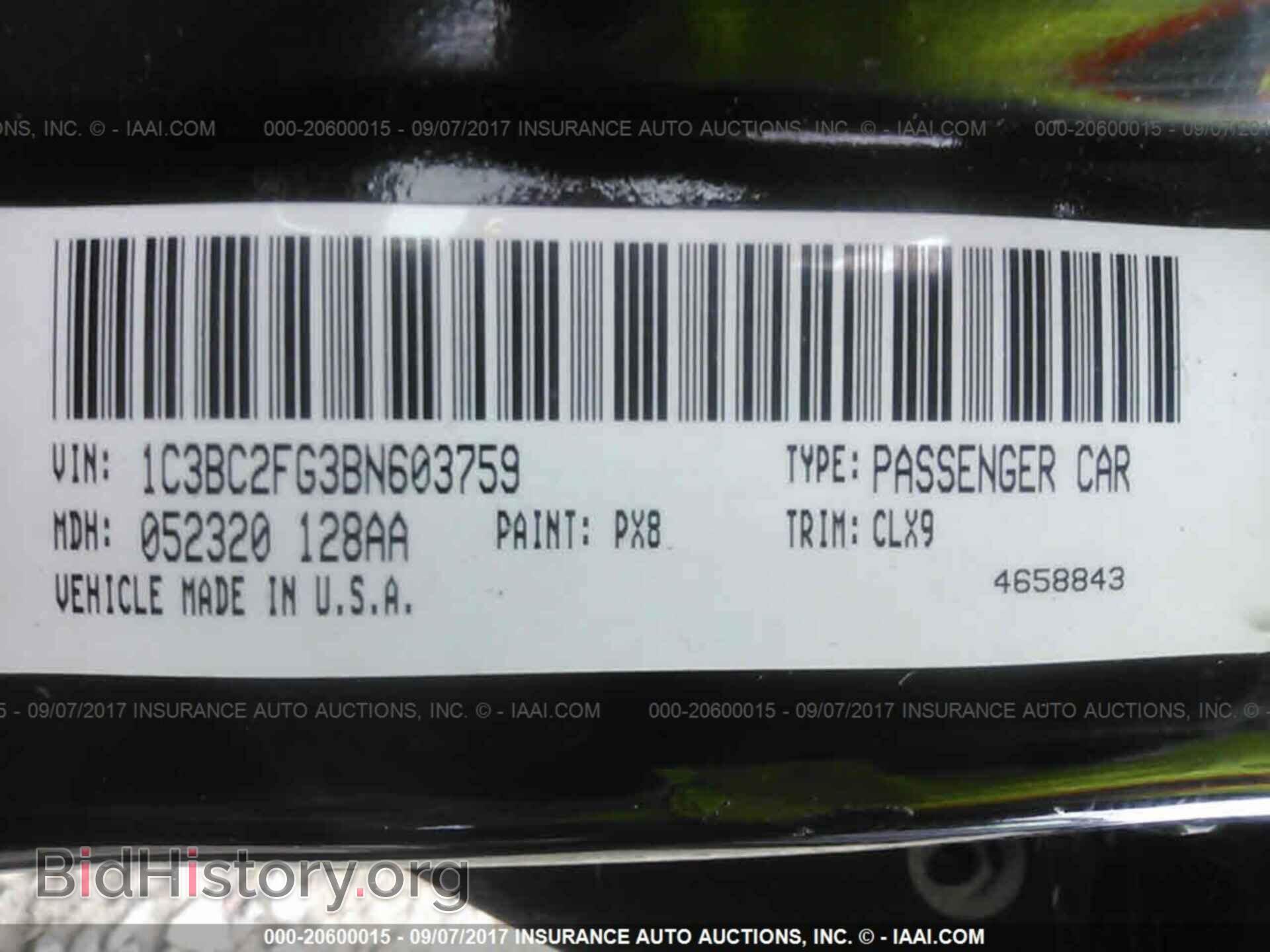 2011 Chrysler 200 - VIN: 1C3BC2FG3BN603759 - Photo 9