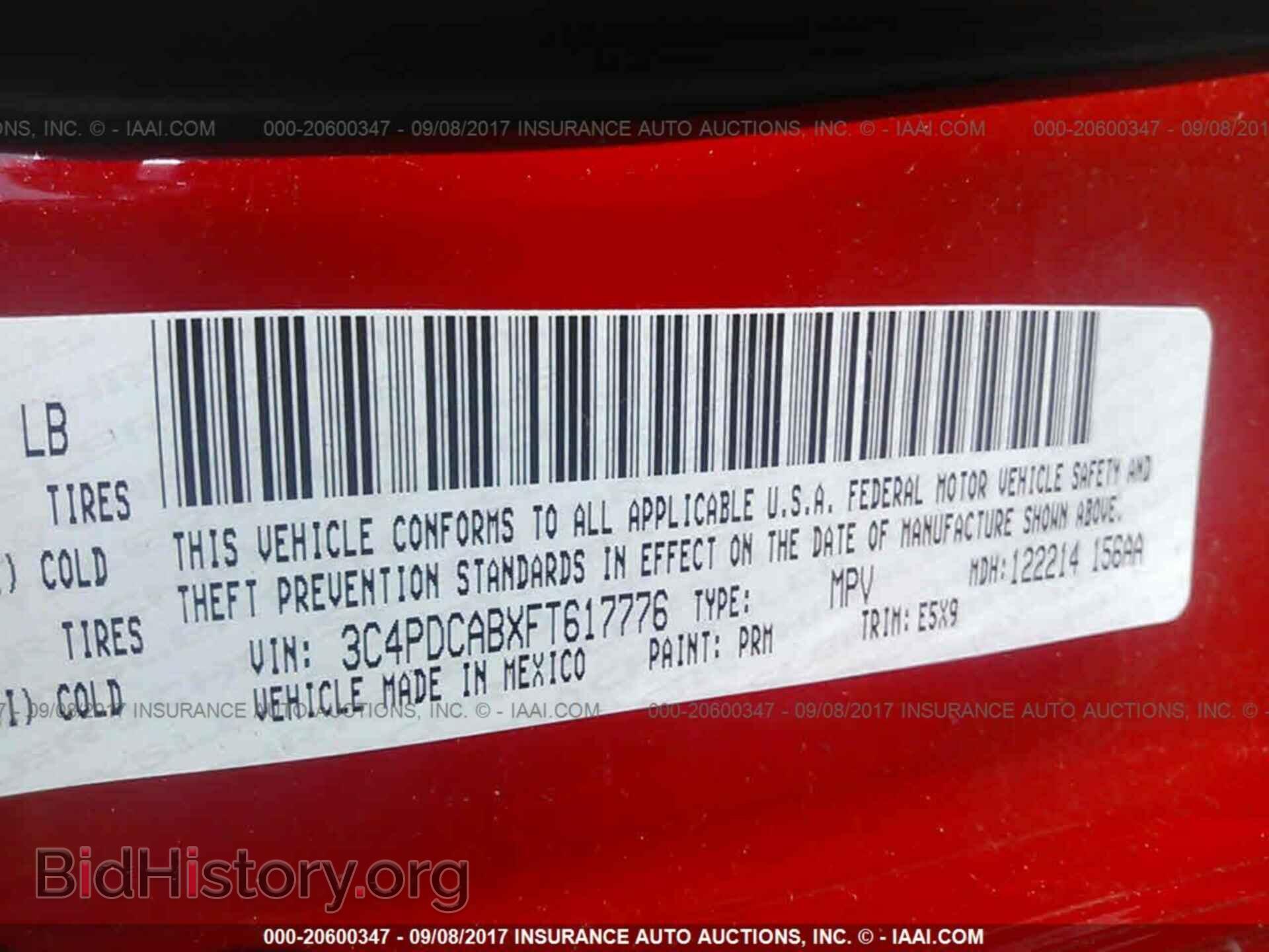2015 Dodge Journey - VIN: 3C4PDCABXFT617776 - Photo 9
