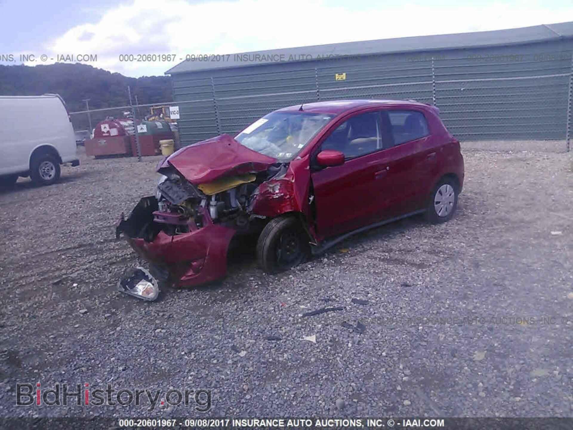 2014 Mitsubishi Mirage - VIN: ML32A3HJ5EH025332 - Фото 2