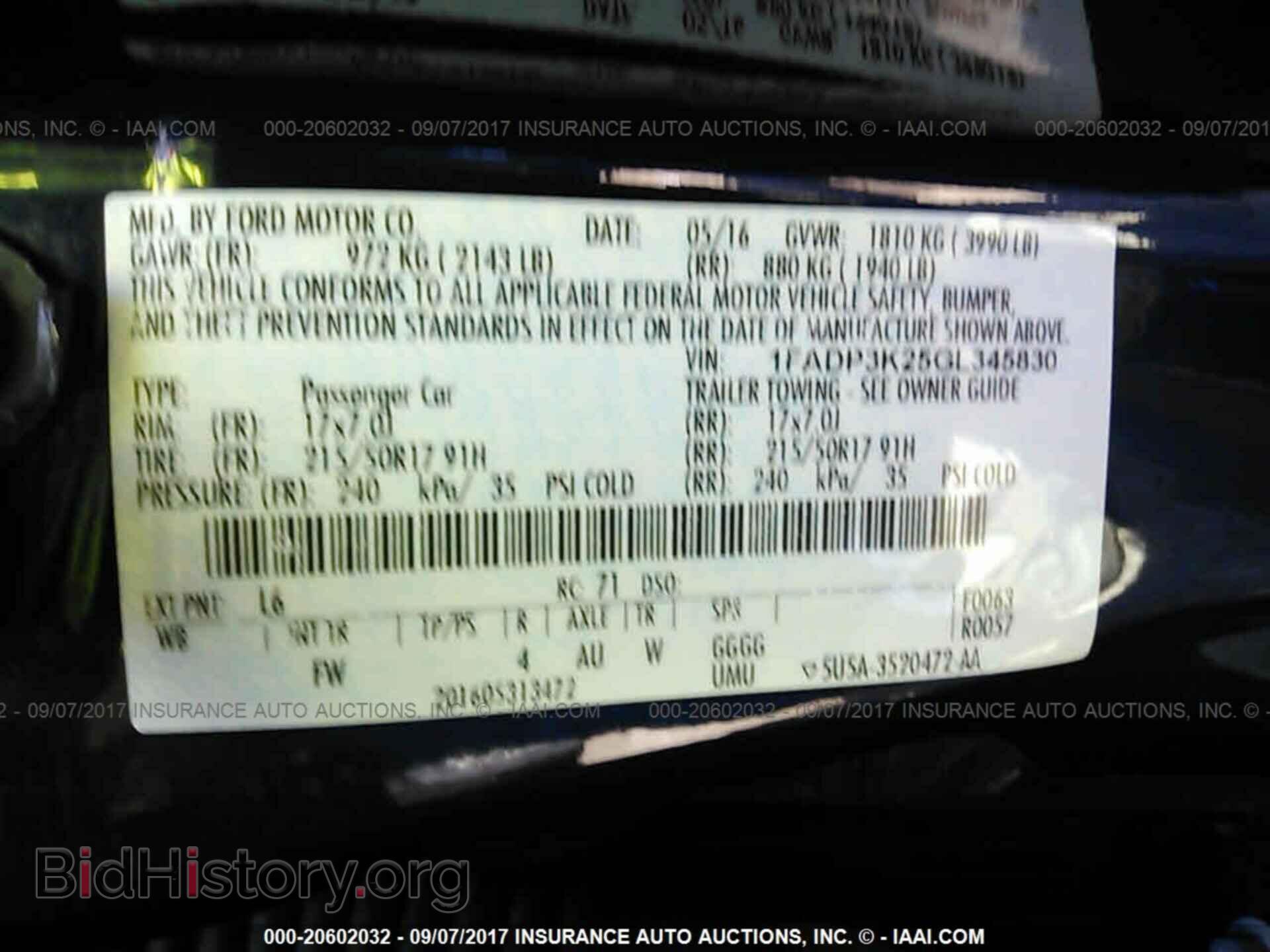 2016 Ford Focus - VIN: 1FADP3K25GL345830 - Фото 9