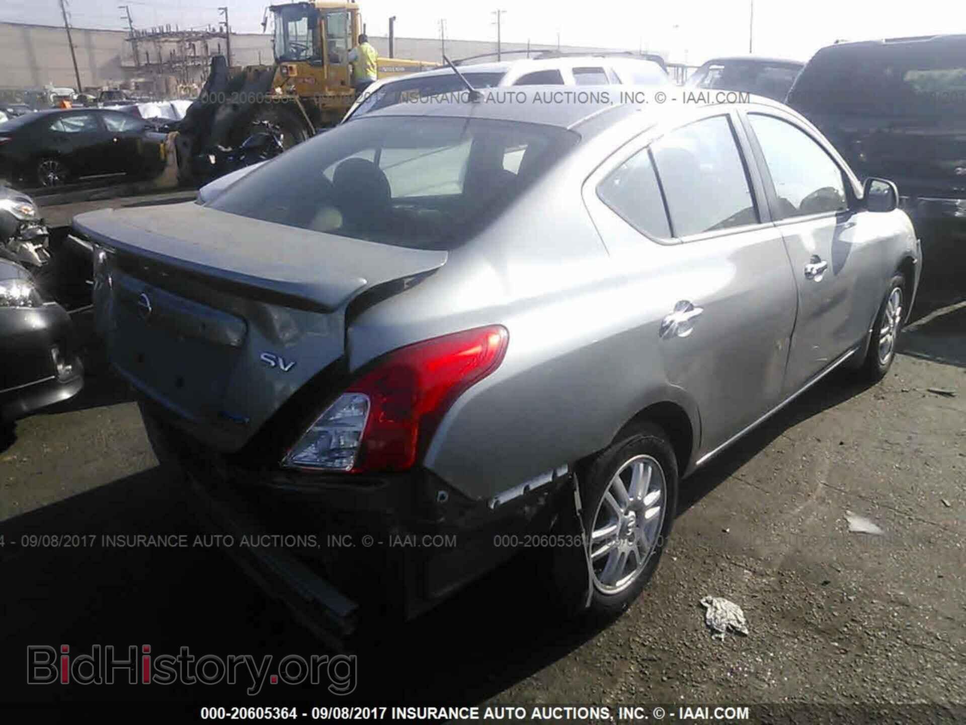 2012 Nissan Versa - VIN: 3N1CN7AP1CL892417 - Фото 4