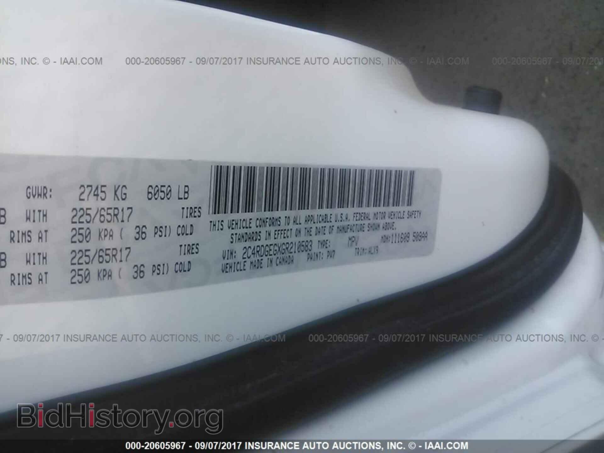 2016 Dodge Grand caravan - VIN: 2C4RDGEGXGR210583 - Фото 9