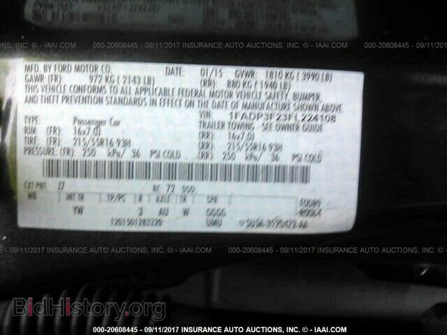 2015 Ford Focus - VIN: 1FADP3F23FL224108 - Фото 9