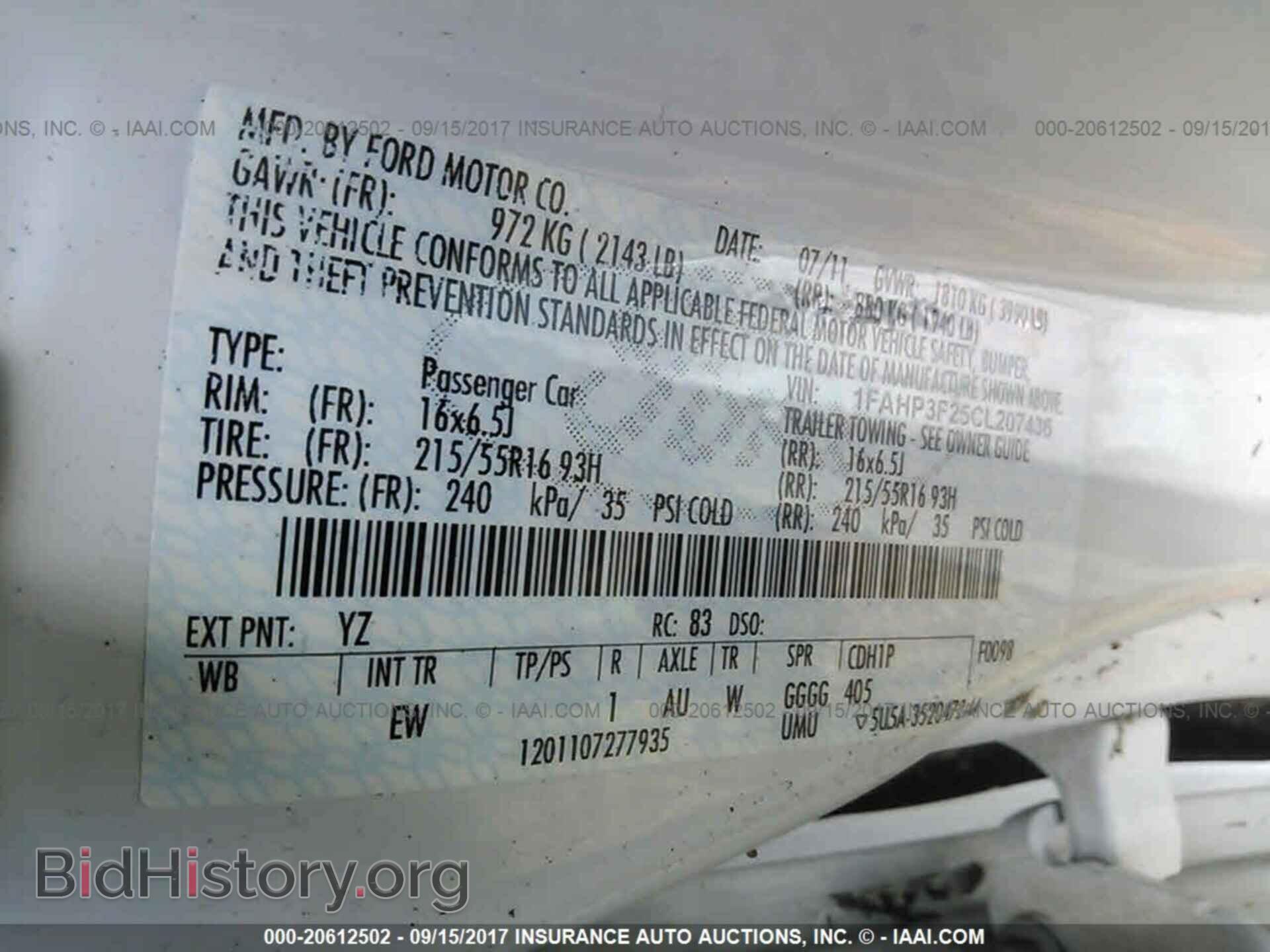 2012 Ford Focus - VIN: 1FAHP3F25CL207436 - Photo 9