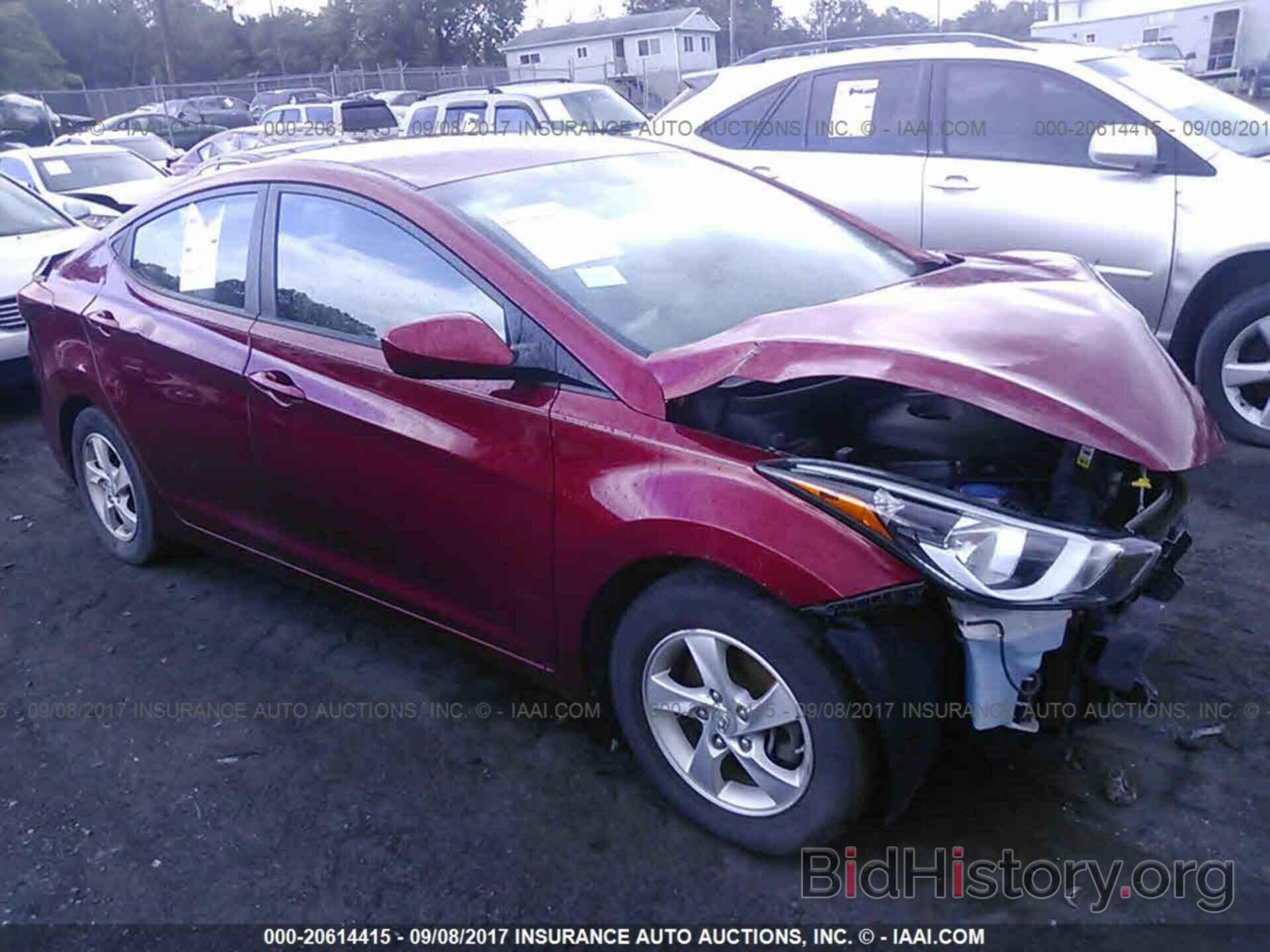 Photo 5NPDH4AE4EH544121 - HYUNDAI ELANTRA 2014