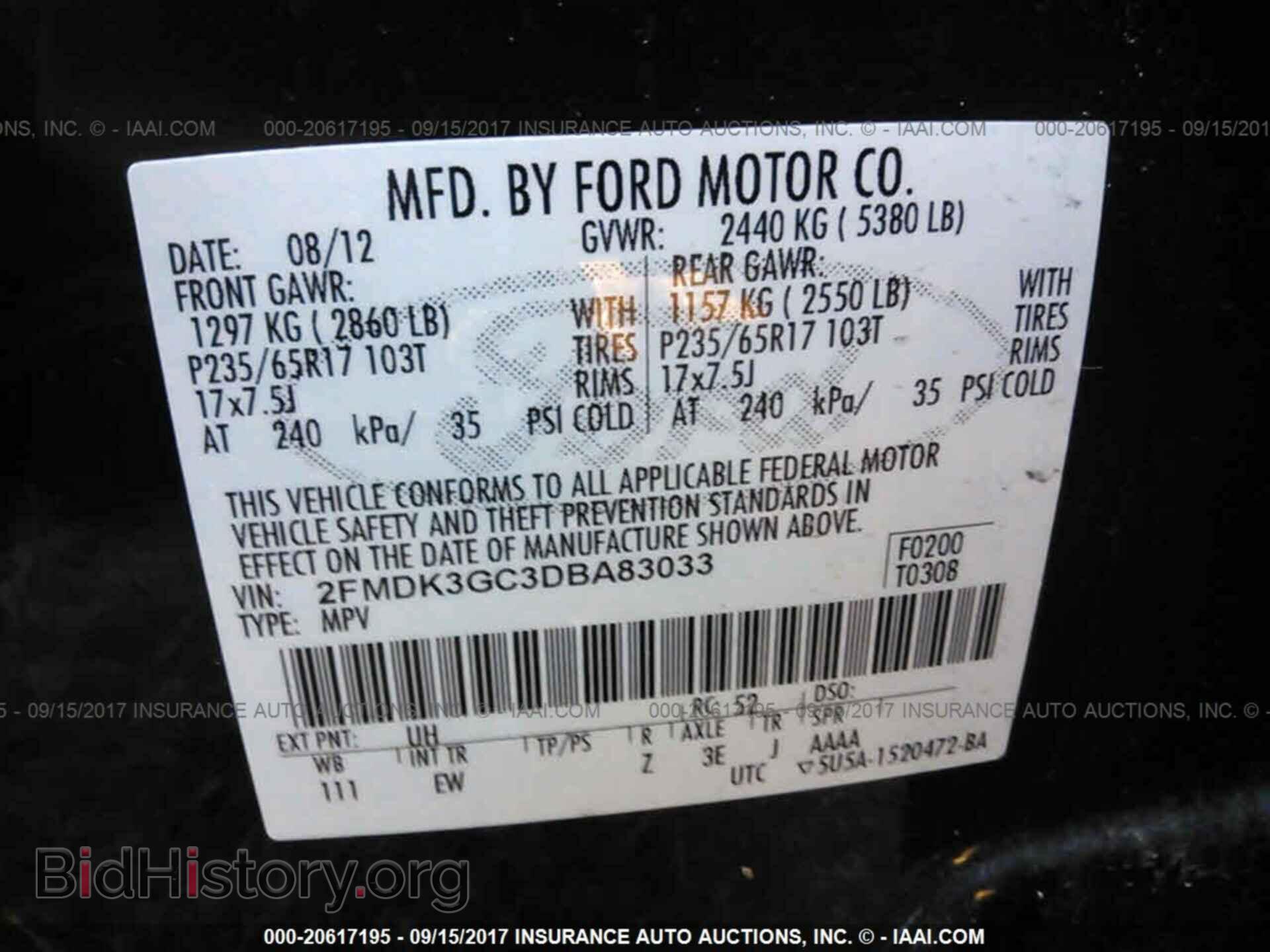 2013 Ford Edge - VIN: 2FMDK3GC3DBA83033 - Photo 9