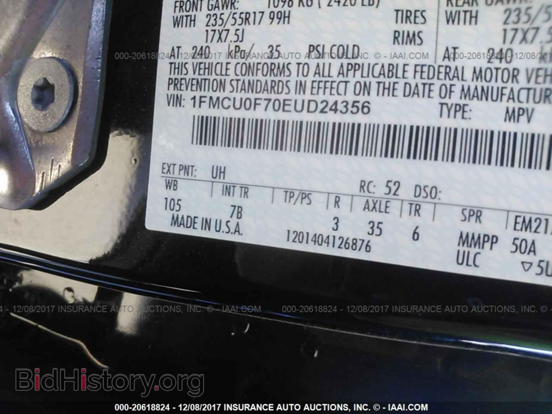 2014 Ford Escape - VIN: 1FMCU0F70EUD24356 - Photo 9