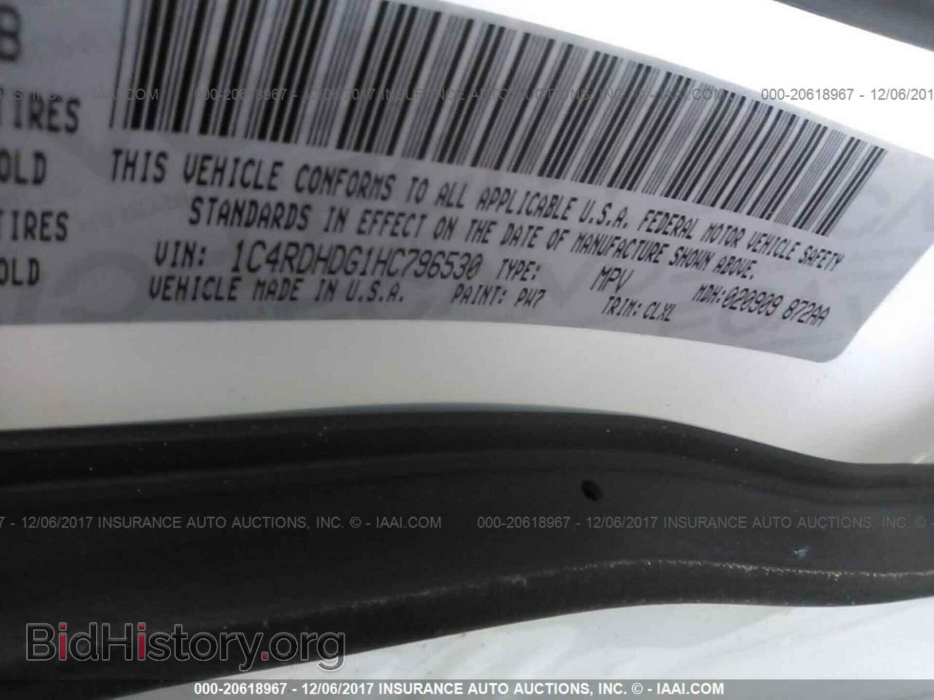 2017 Dodge Durango - VIN: 1C4RDHDG1HC796530 - Фото 9