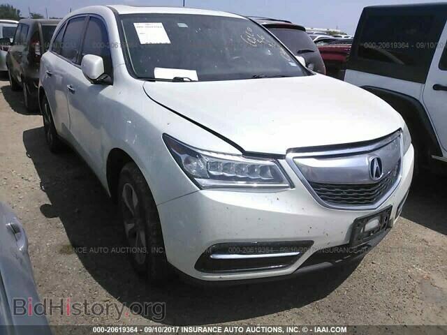 Фотография 5FRYD3H22FB007779 - Acura Mdx 2015