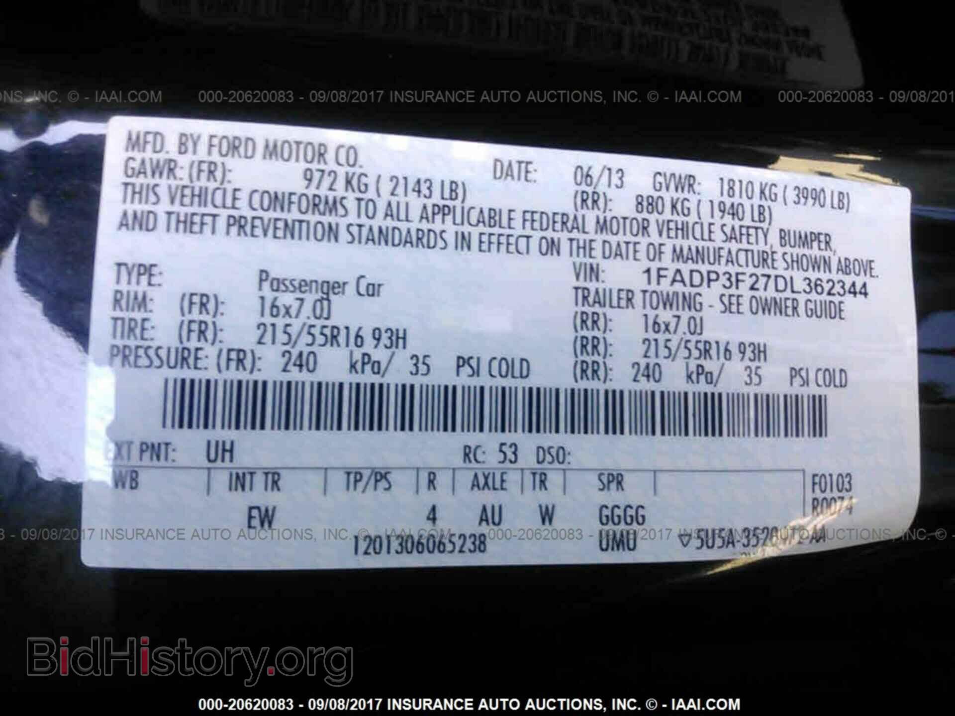 2013 Ford Focus - VIN: 1FADP3F27DL362344 - Фото 9
