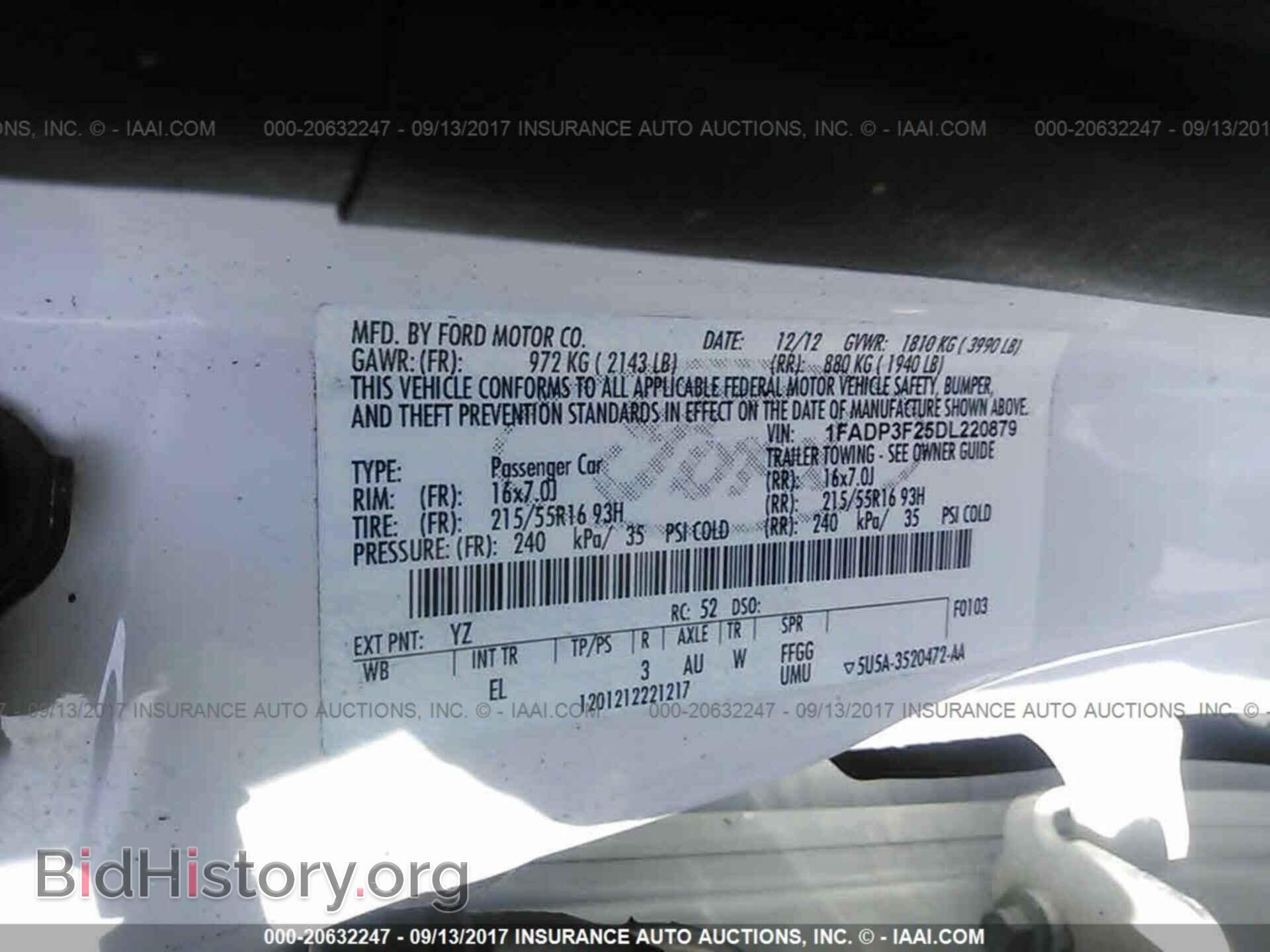 2013 Ford Focus - VIN: 1FADP3F25DL220879 - Photo 9
