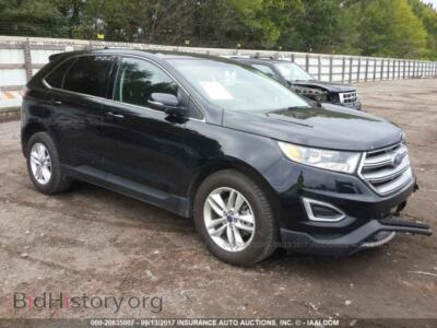 2016 Ford EDGE, black — VIN 2FMPK3J8XGBB02568, IAAI