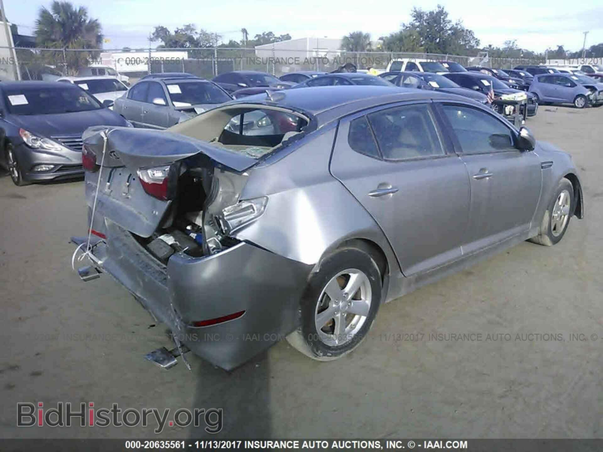 2014 Kia Optima - VIN: KNAGM4A70E5524245 - Фото 4