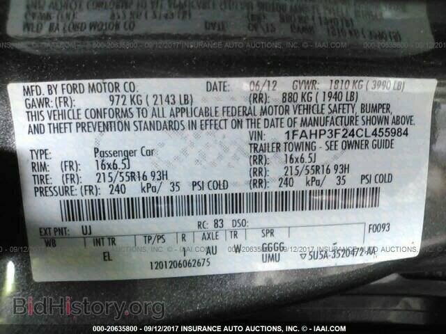 2012 Ford Focus - VIN: 1FAHP3F24CL455984 - Photo 9