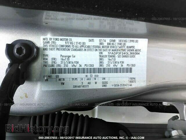2016 Ford Focus - VIN: 1FADP3F24GL369384 - Фото 9