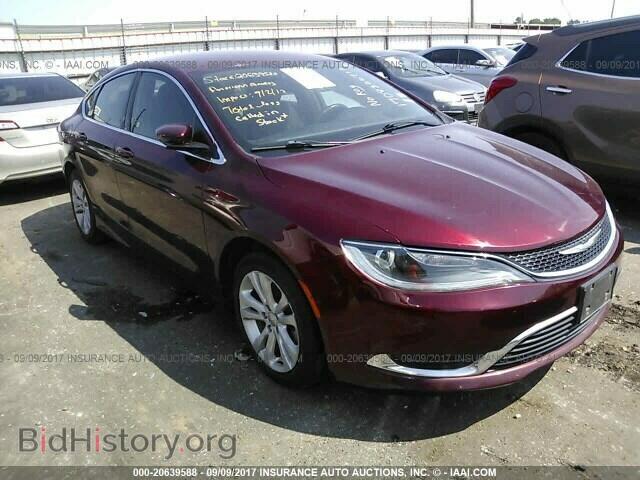 Фотография 1C3CCCAB0FN616190 - Chrysler 200 2015