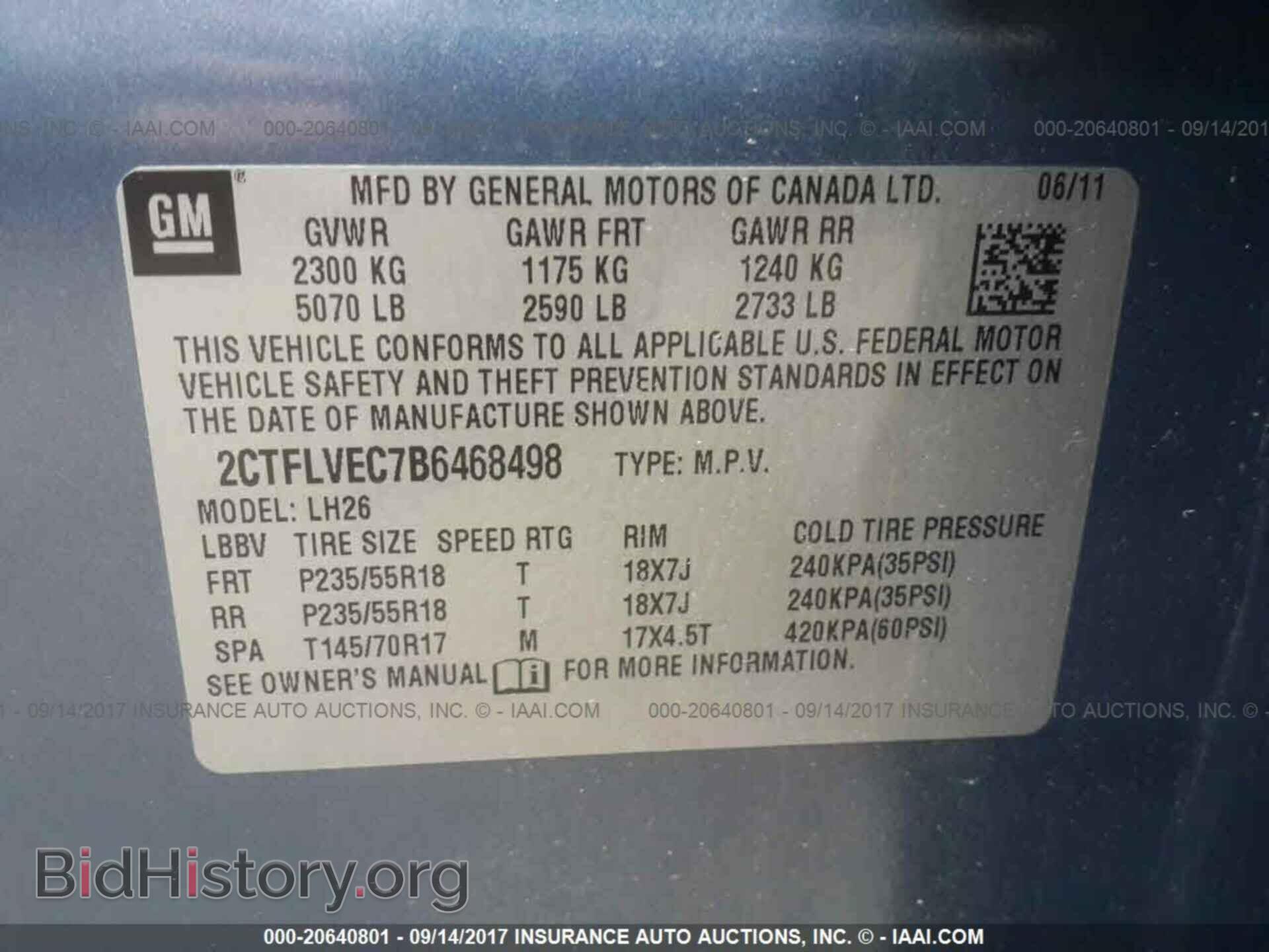 2011 Gmc Terrain - VIN: 2CTFLVEC7B6468498 - Photo 9