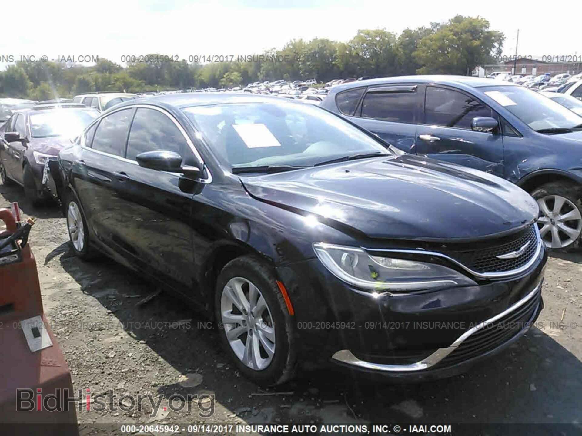Фотография 1C3CCCAB7GN180147 - Chrysler 200 2016