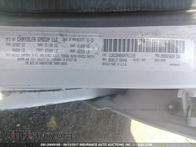 2013 Chrysler 200 - VIN: 1C3CCBABXDN761518 - Фото 9