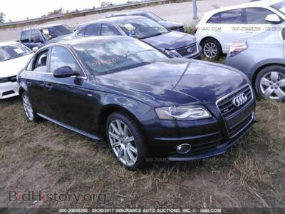 2012 Audi A4, black — VIN WAUFFAFL7CA117490, IAAI