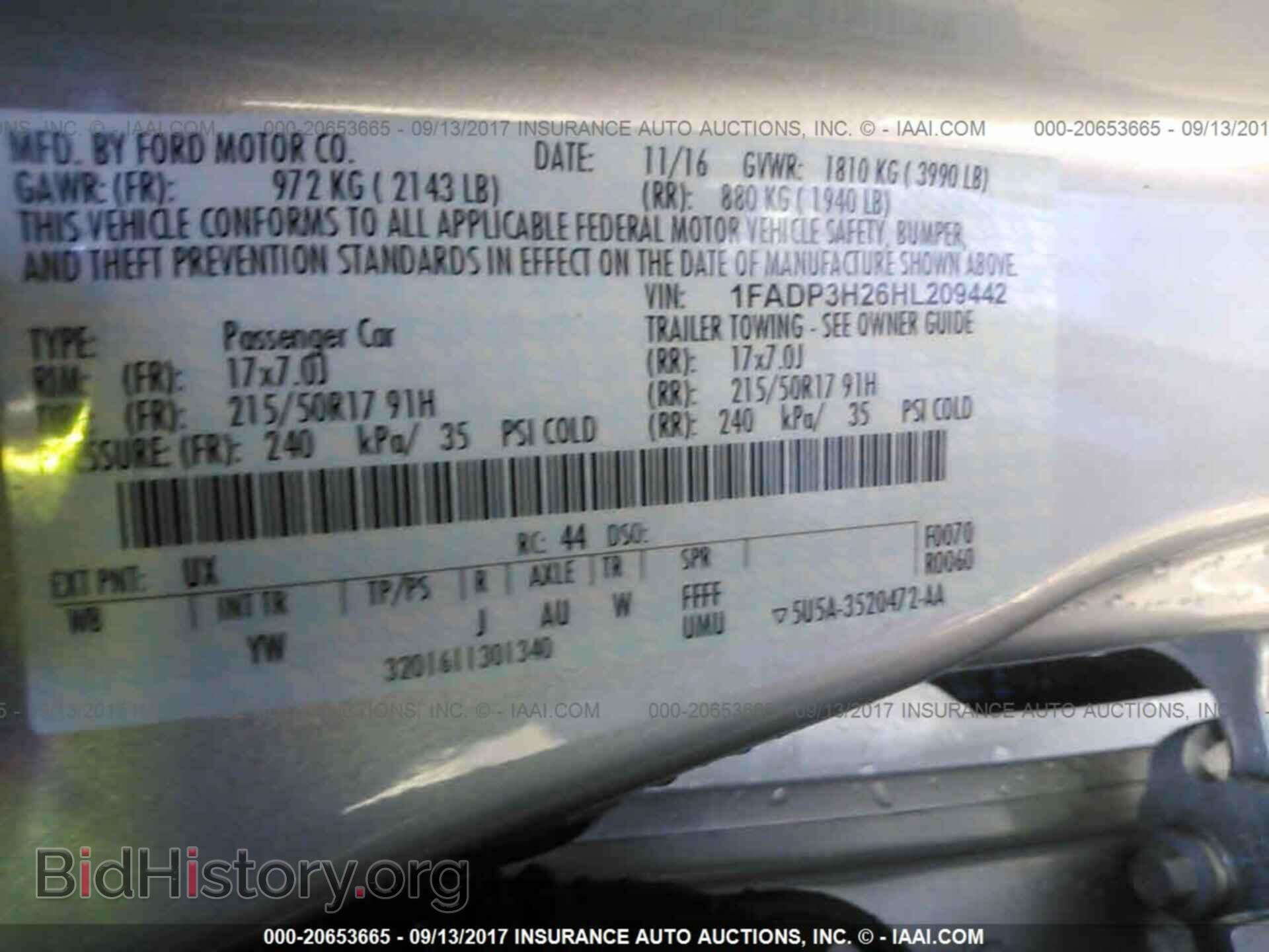 2017 Ford Focus - VIN: 1FADP3H26HL209442 - Photo 9