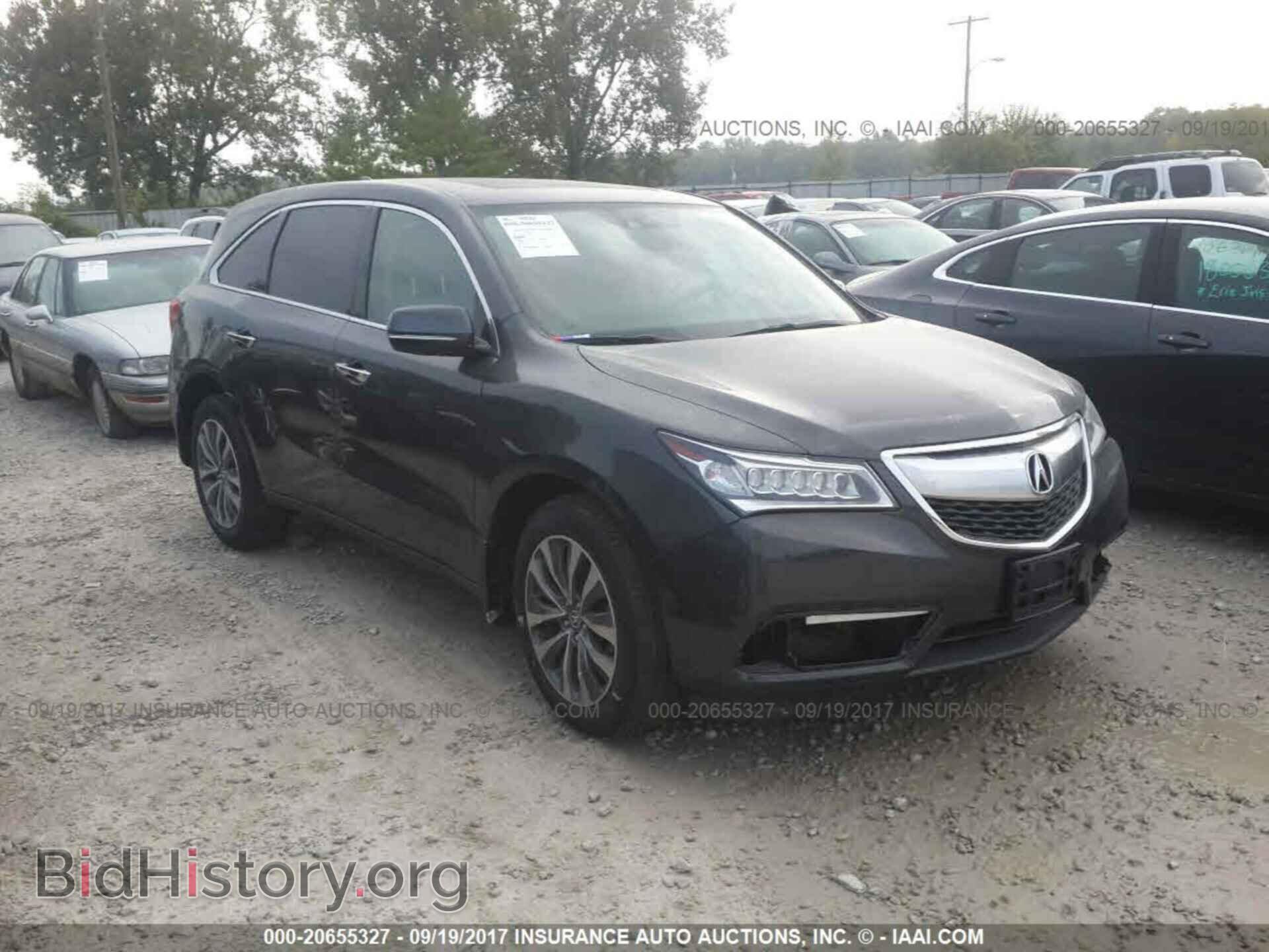 Фотография 5FRYD4H42EB007061 - Acura Mdx 2014