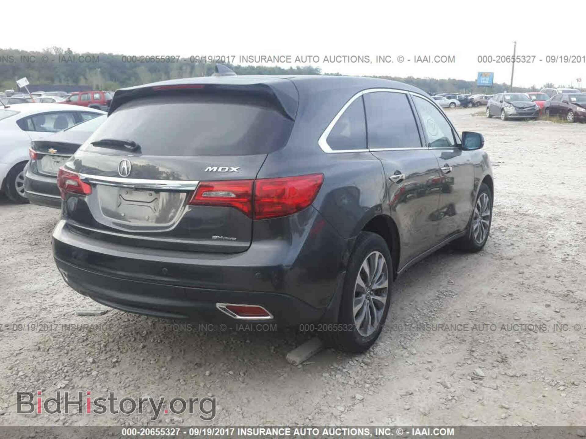 2014 Acura Mdx - VIN: 5FRYD4H42EB007061 - Фото 4