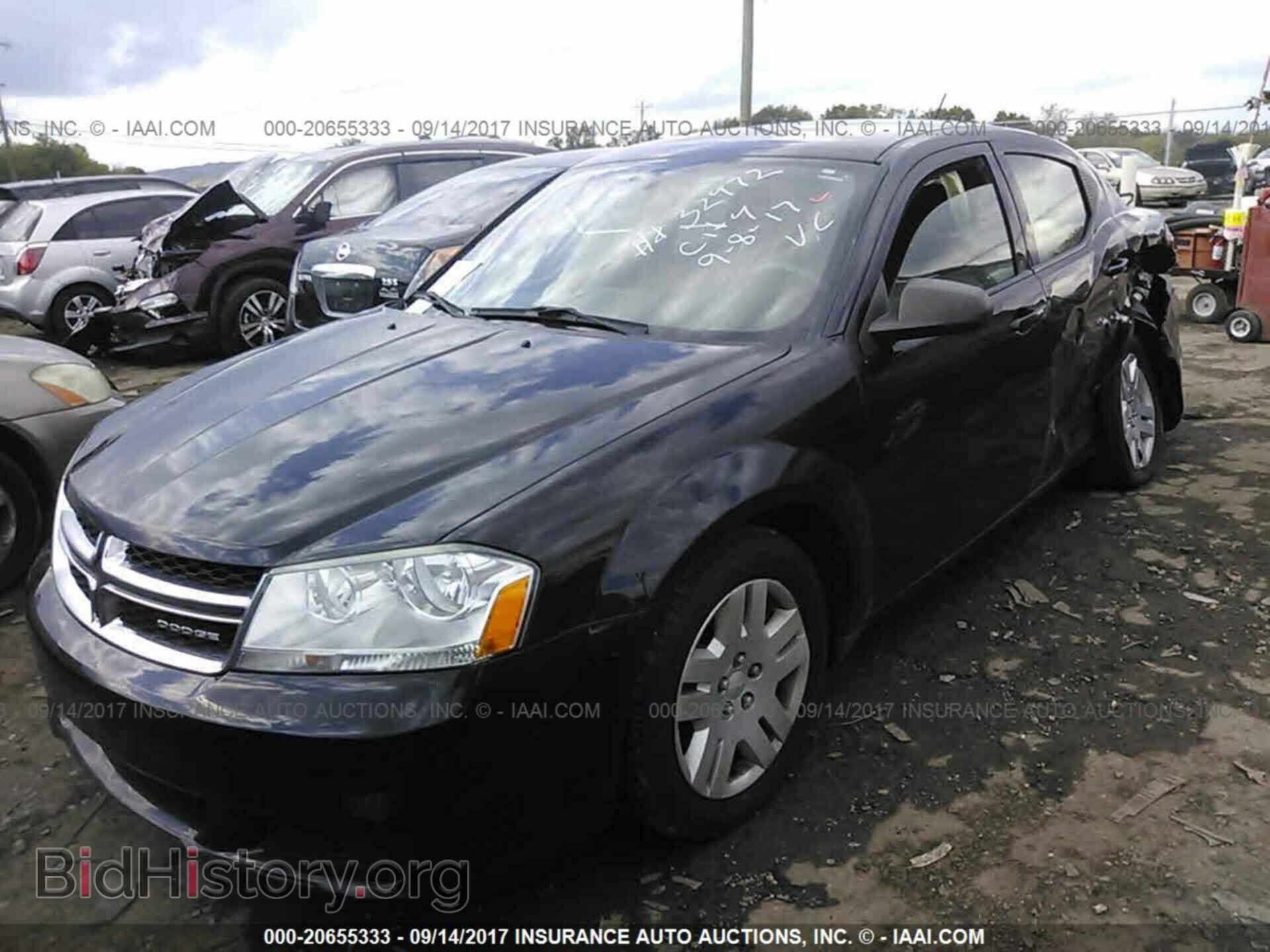 2012 Dodge Avenger - VIN: 1C3CDZAB3CN110977 - Фото 2
