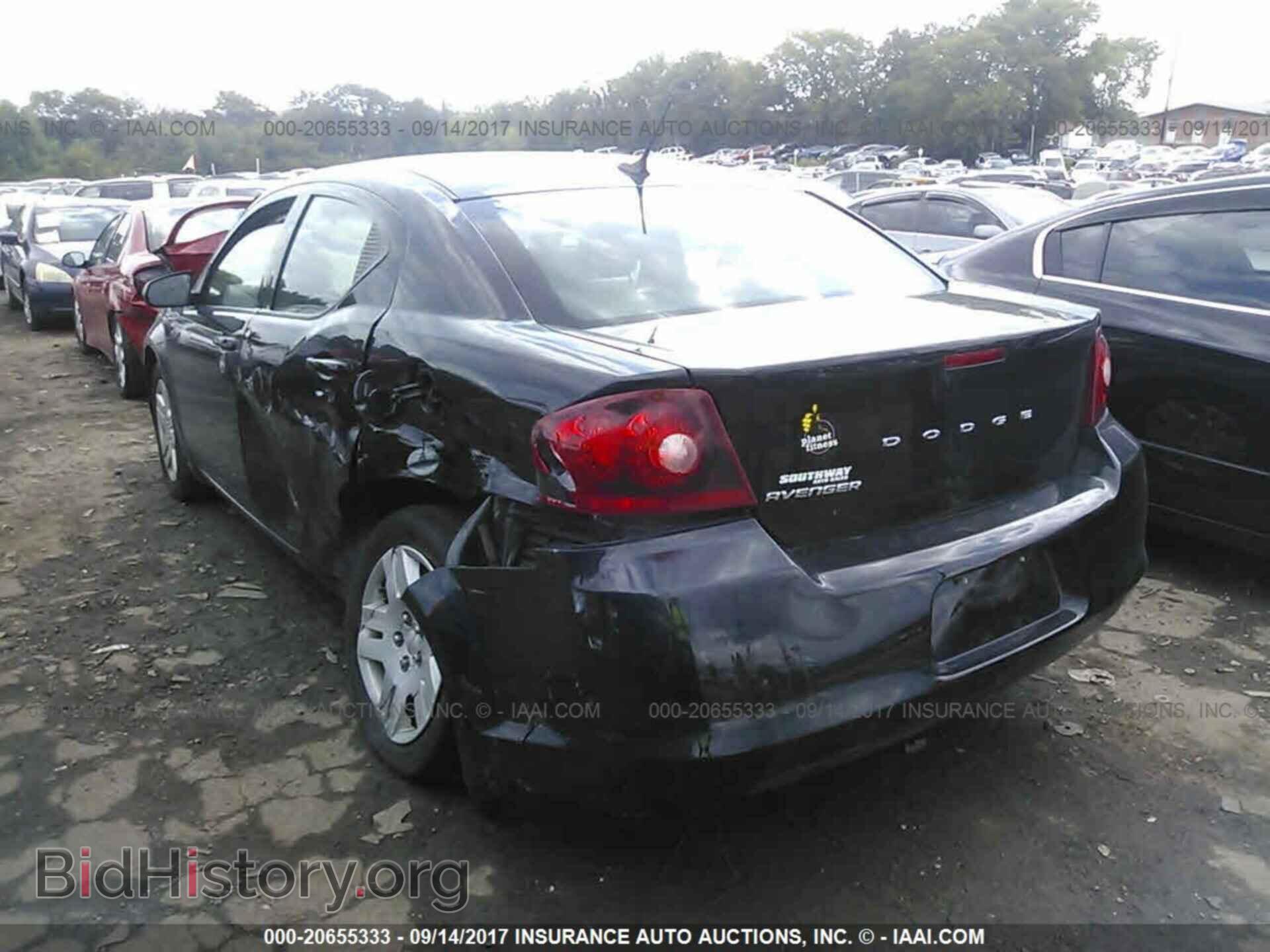 2012 Dodge Avenger - VIN: 1C3CDZAB3CN110977 - Фото 3