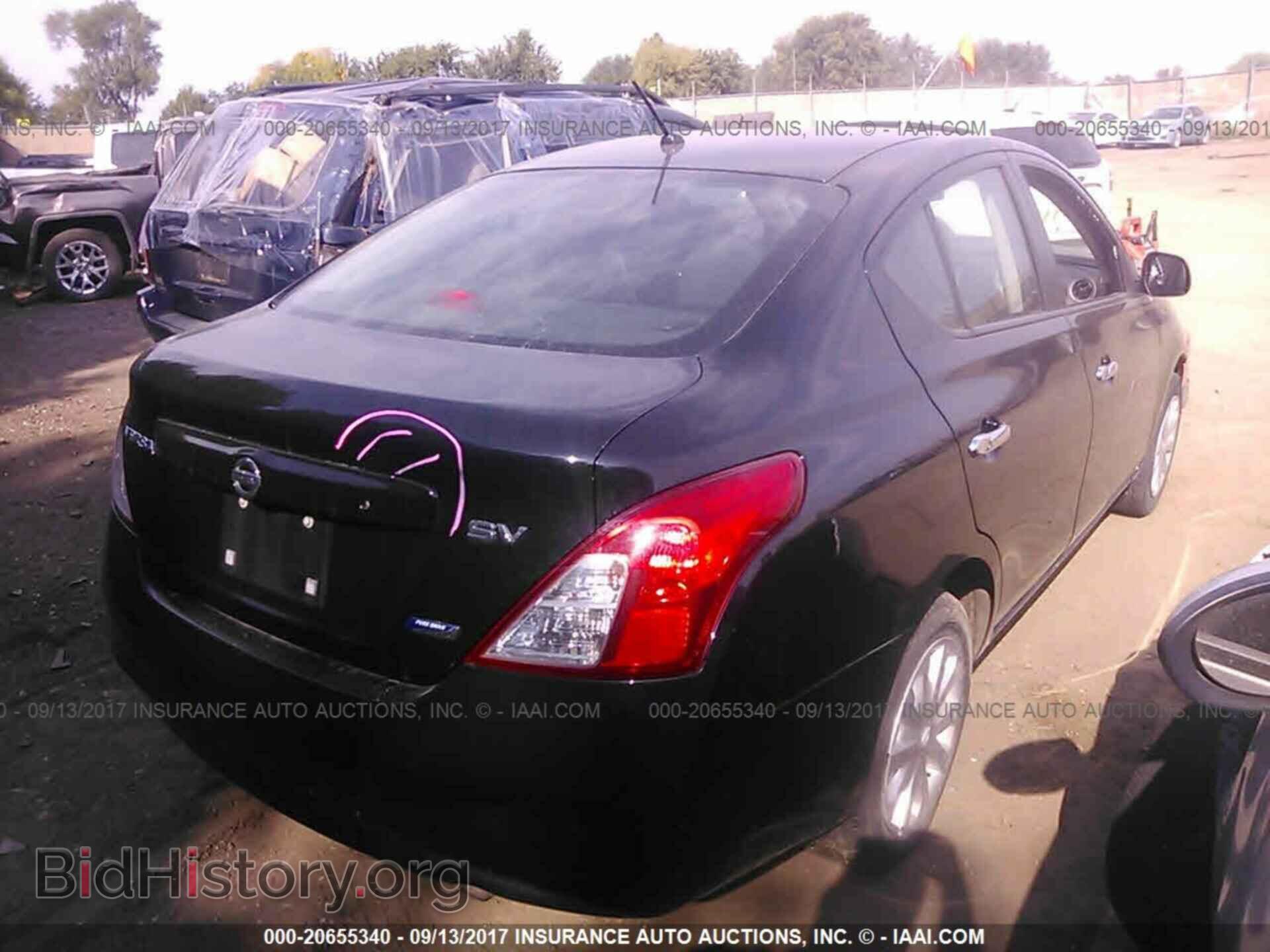 2012 Nissan Versa - VIN: 3N1CN7AP1CL915212 - Фото 4