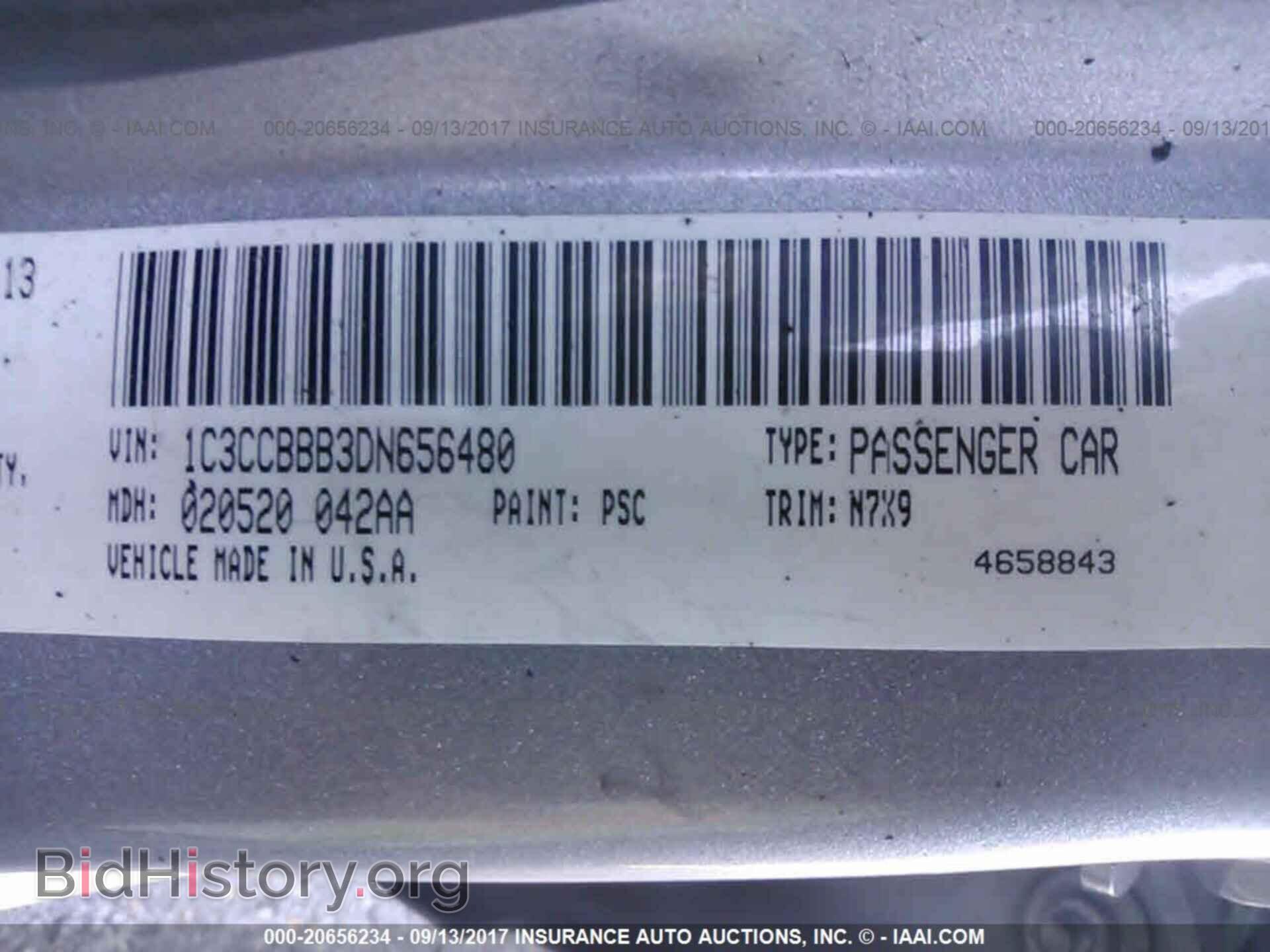 2013 Chrysler 200 - VIN: 1C3CCBBB3DN656480 - Photo 9