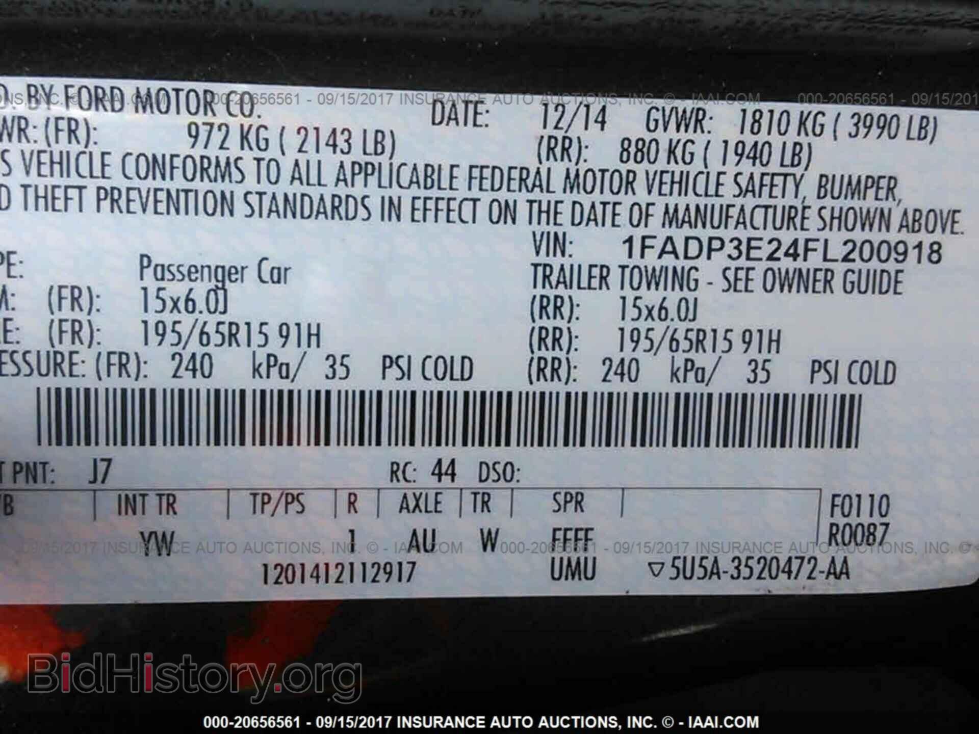 2015 Ford Focus - VIN: 1FADP3E24FL200918 - Photo 9