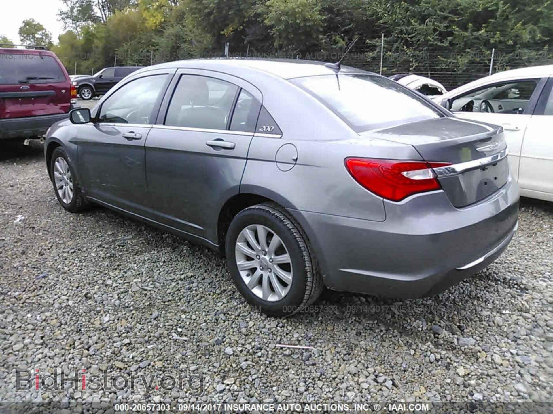 2012 Chrysler 200 - VIN: 1C3CCBBB3CN131725 - Фото 3