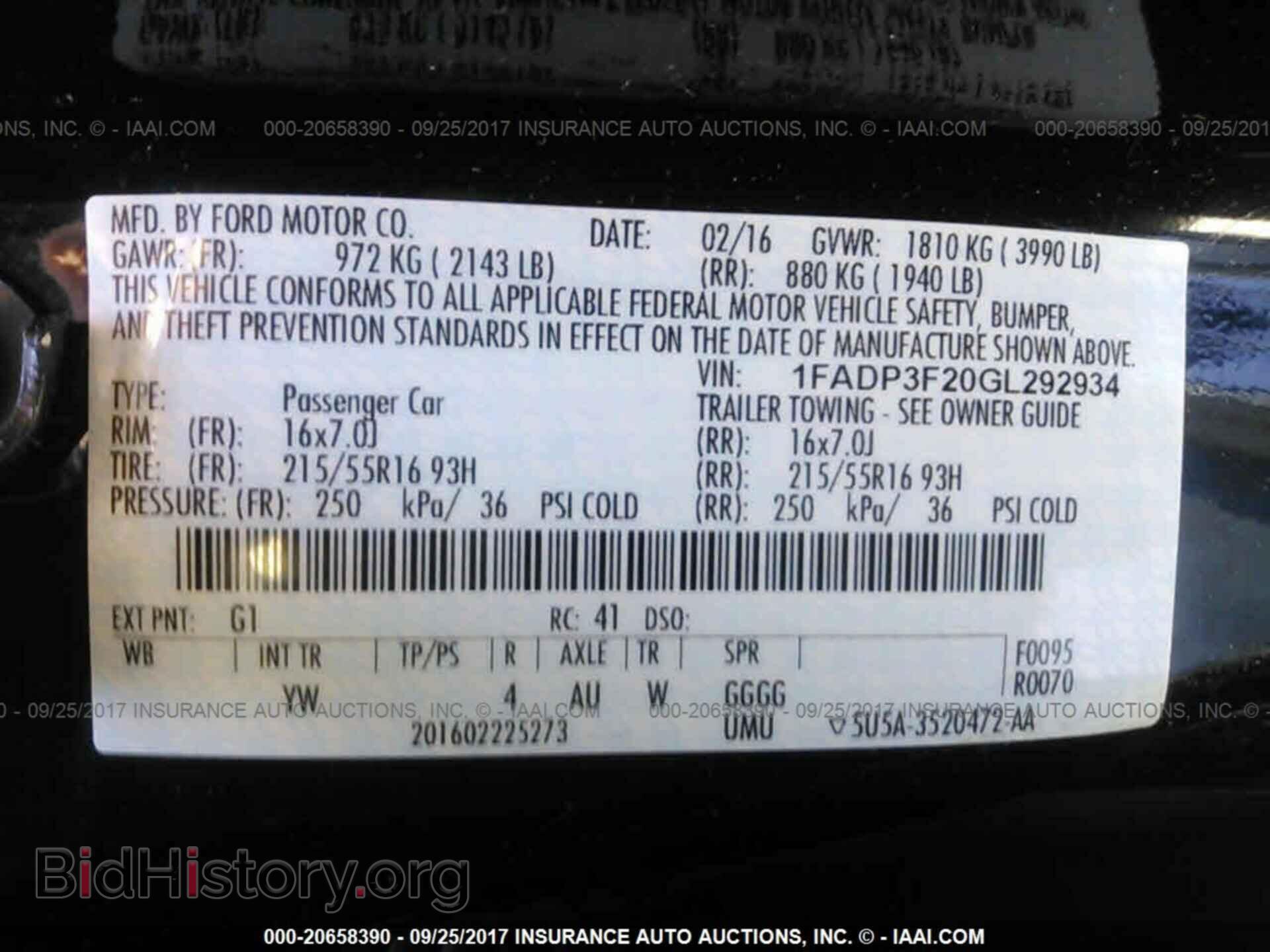 2016 Ford Focus - VIN: 1FADP3F20GL292934 - Фото 9
