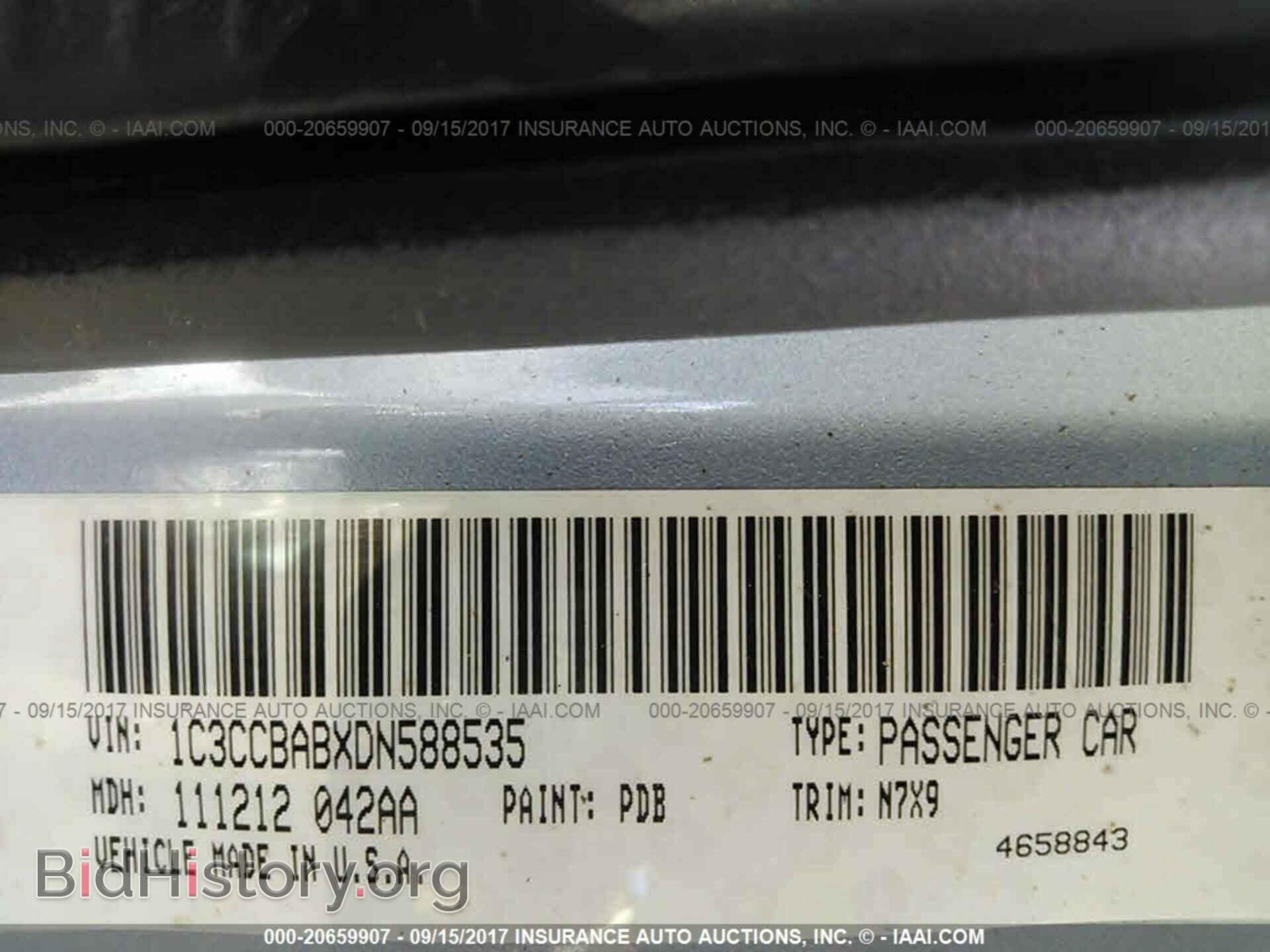 2013 Chrysler 200 - VIN: 1C3CCBABXDN588535 - Photo 9