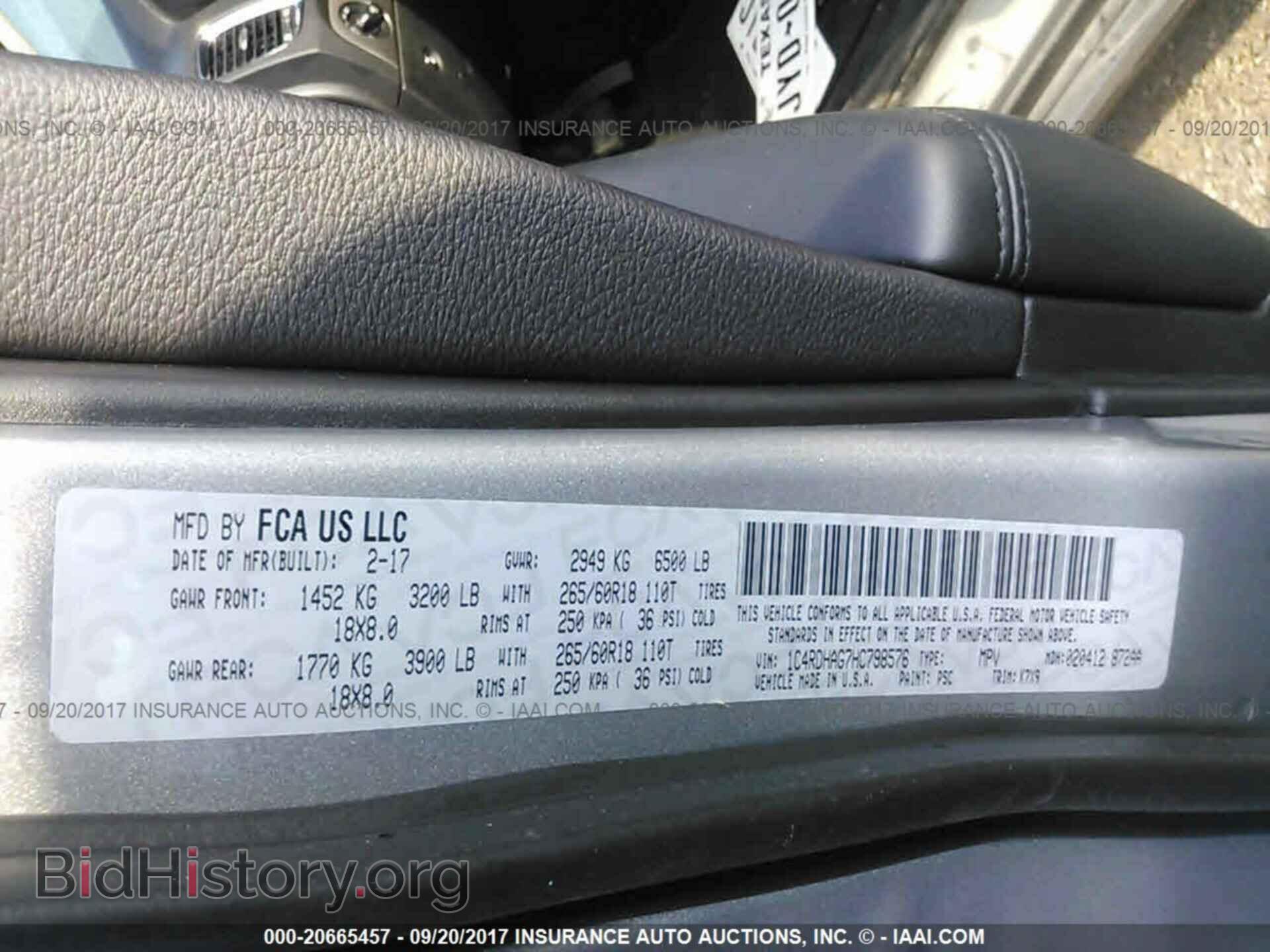 2017 Dodge Durango - VIN: 1C4RDHAG7HC798576 - Photo 9