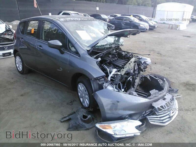 2016 Nissan VERSA NOTE (VIN 3N1CE2CP7GL371658) — photo 1 of 10, IAAI, damage: front end