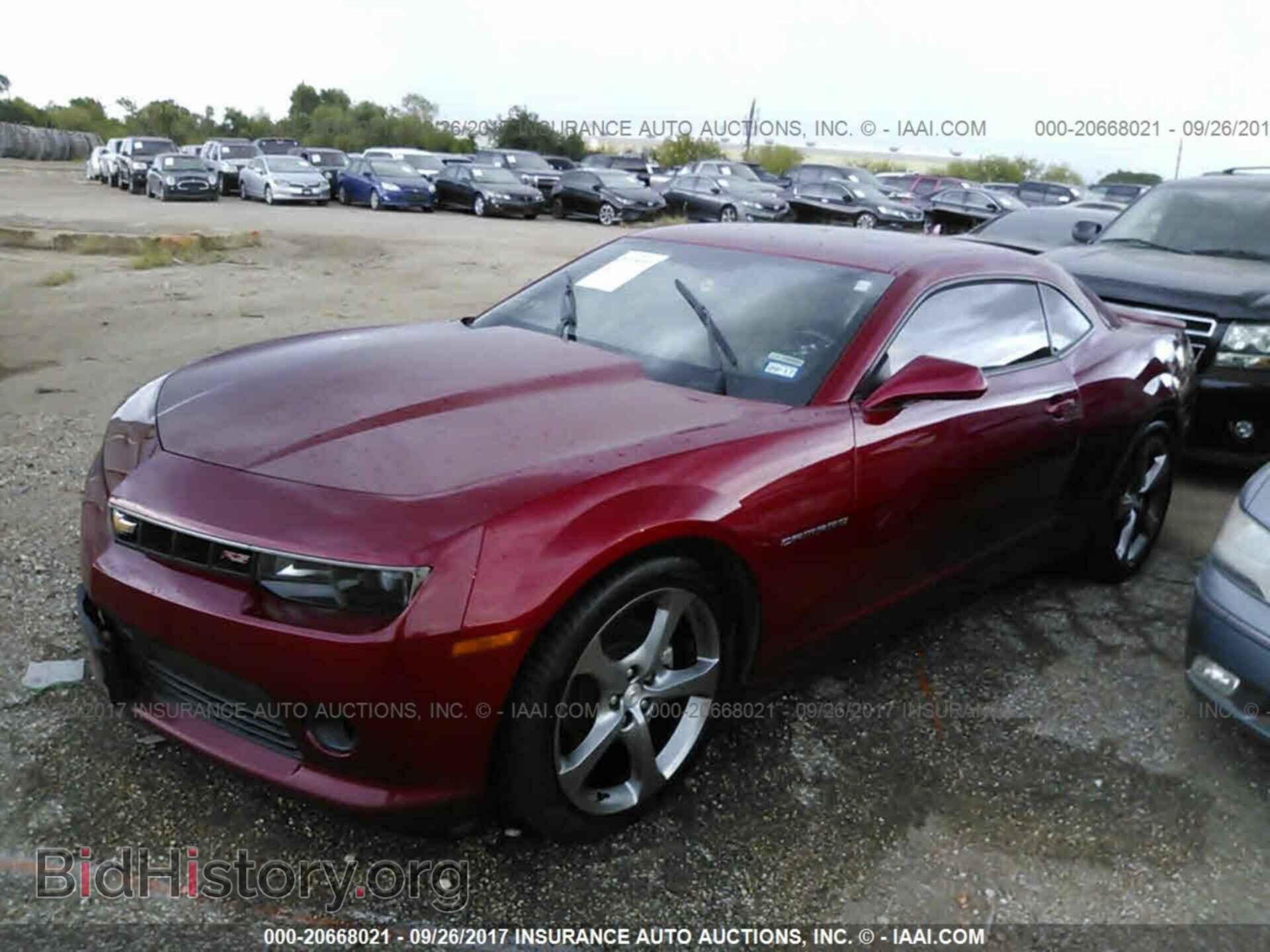 2014 Chevrolet Camaro - VIN: 2G1FB1E38E9321710 - Фото 2