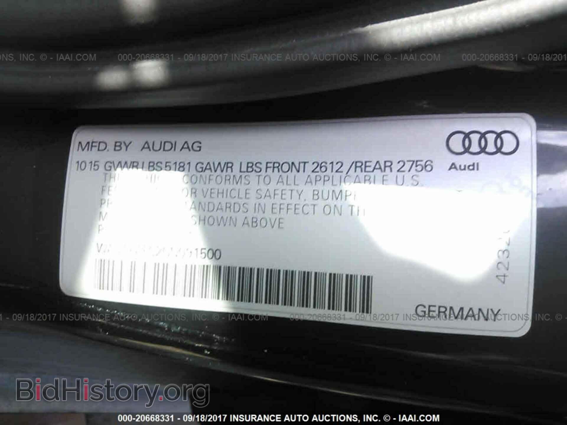2016 Audi A6 - VIN: WAUGFAFC2GN091500 - Photo 9