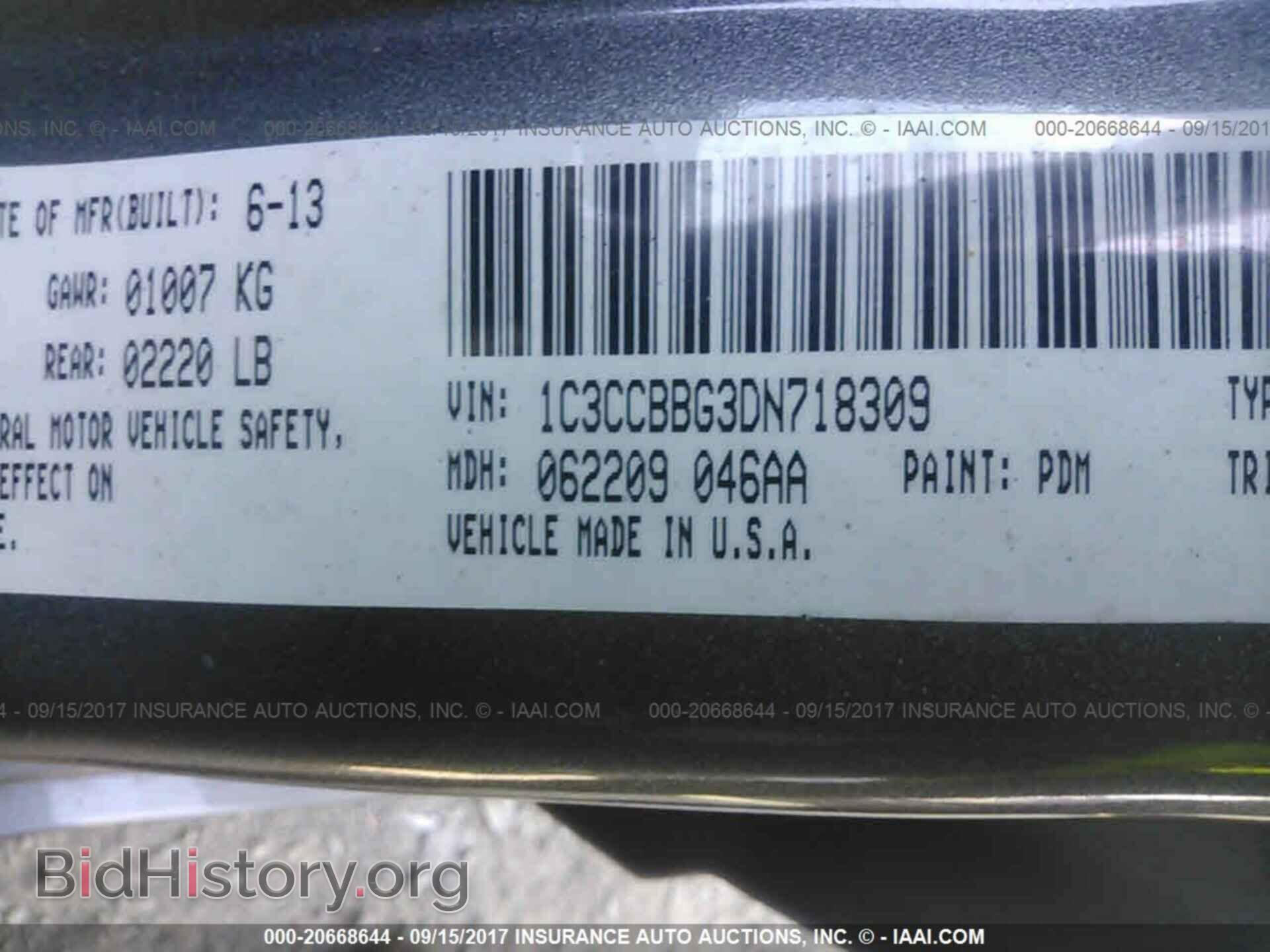 2013 Chrysler 200 - VIN: 1C3CCBBG3DN718309 - Photo 9