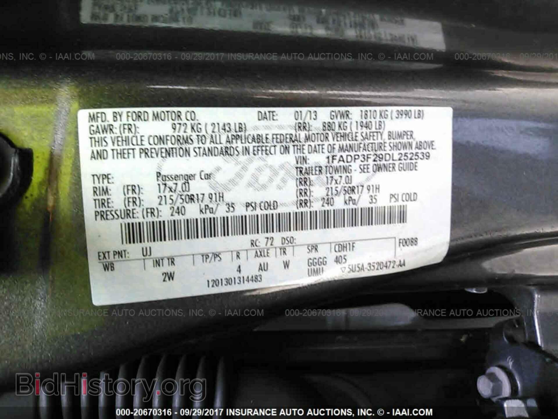 2013 Ford Focus - VIN: 1FADP3F29DL252539 - Photo 9
