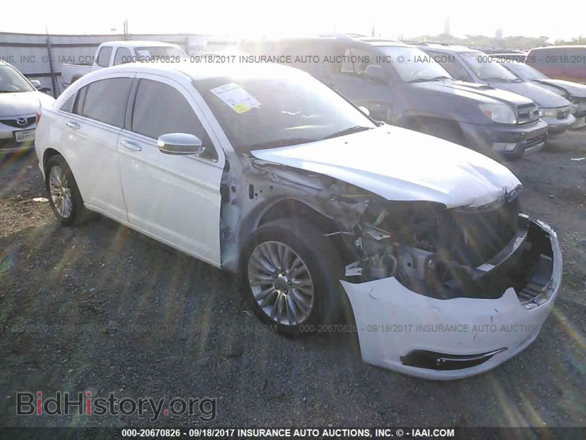 Фотография 1C3CCBCB9CN153923 - Chrysler 200 2012