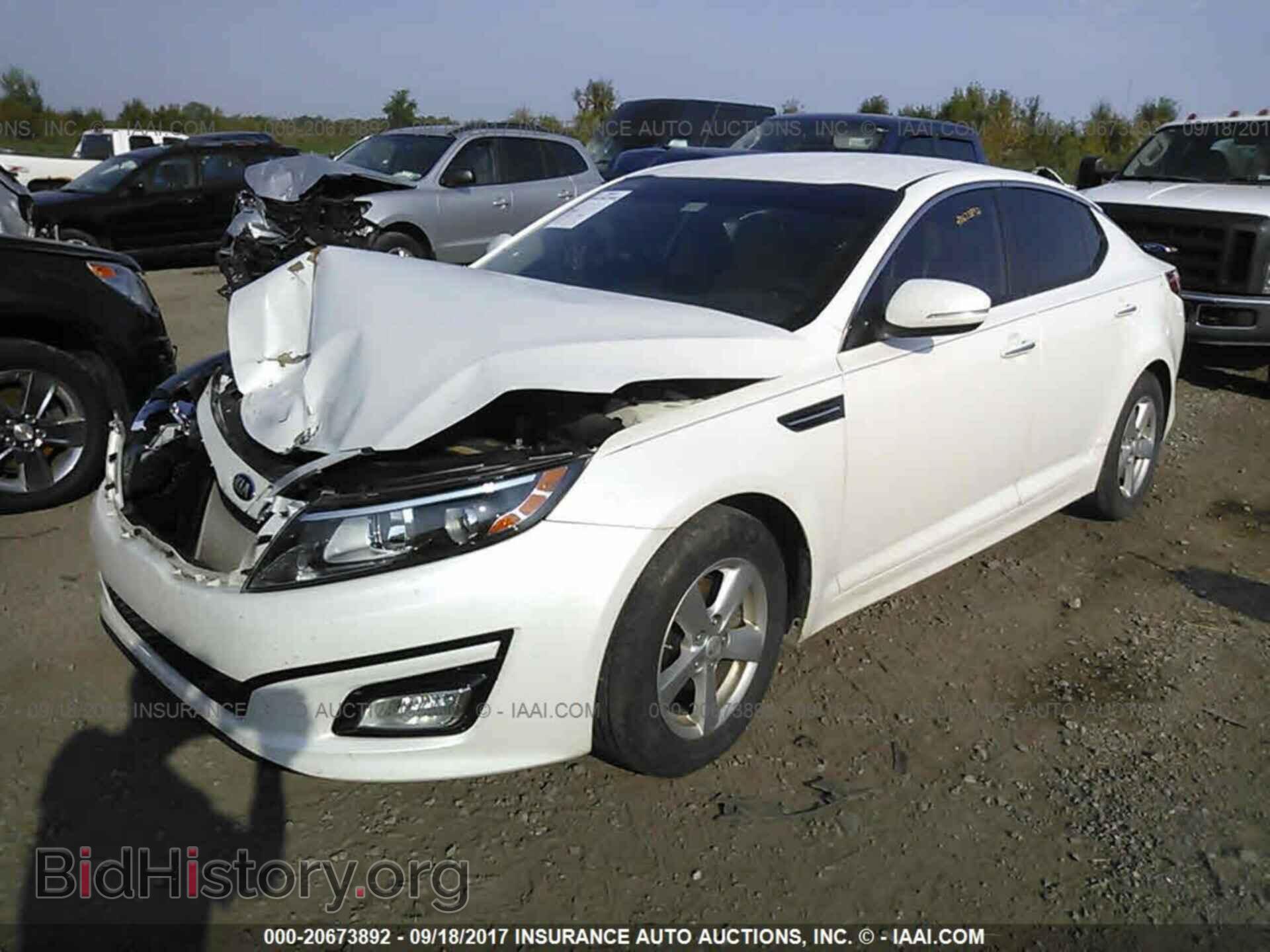2015 Kia Optima - VIN: KNAGM4A77F5661202 - Photo 2