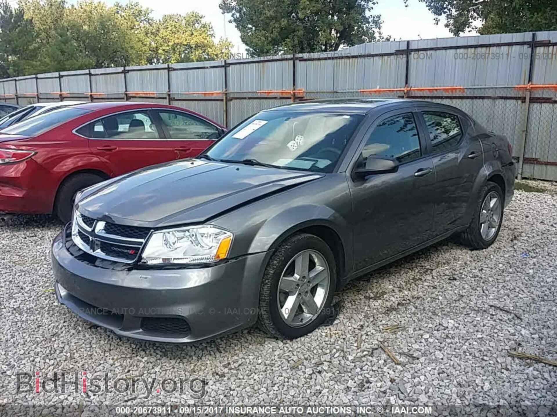 2012 Dodge Avenger - VIN: 1C3CDZAB8CN247199 - Фото 2