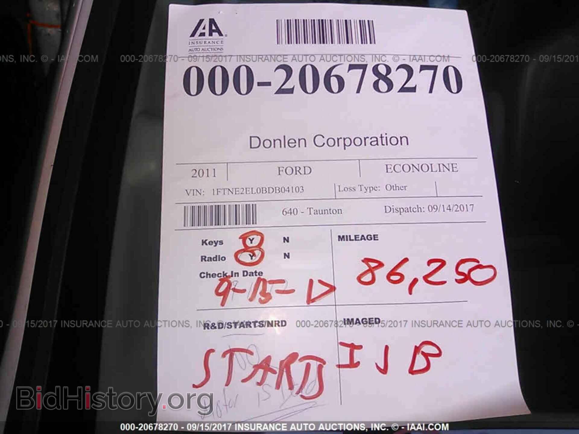 2011 Ford Econoline - VIN: 1FTNE2EL0BDB04103 - Фото 7