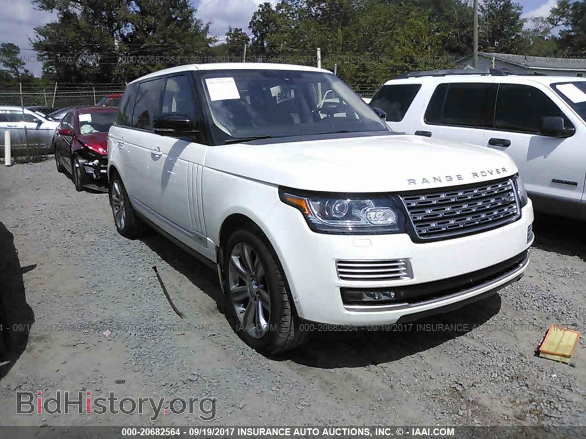 Фотография SALGW3TF6FA220687 - Land rover Range rover 2015